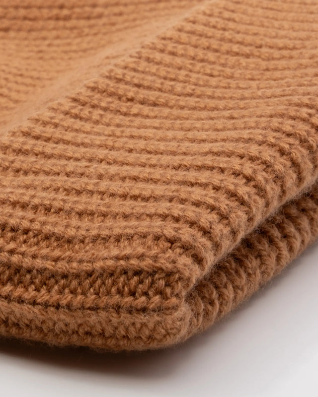 Colfax Merino Beanie in Biscuit