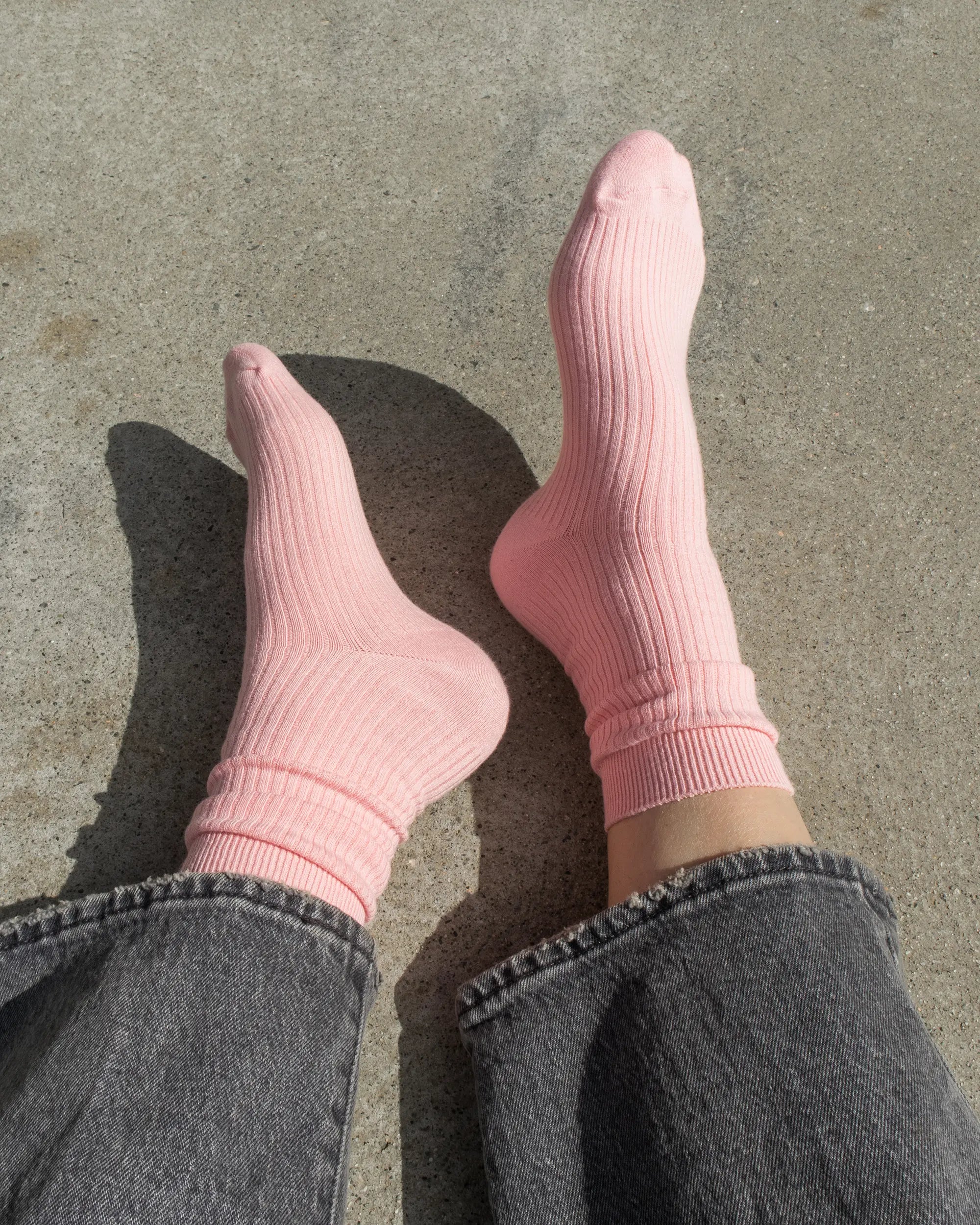 Roam Socks in Rosé