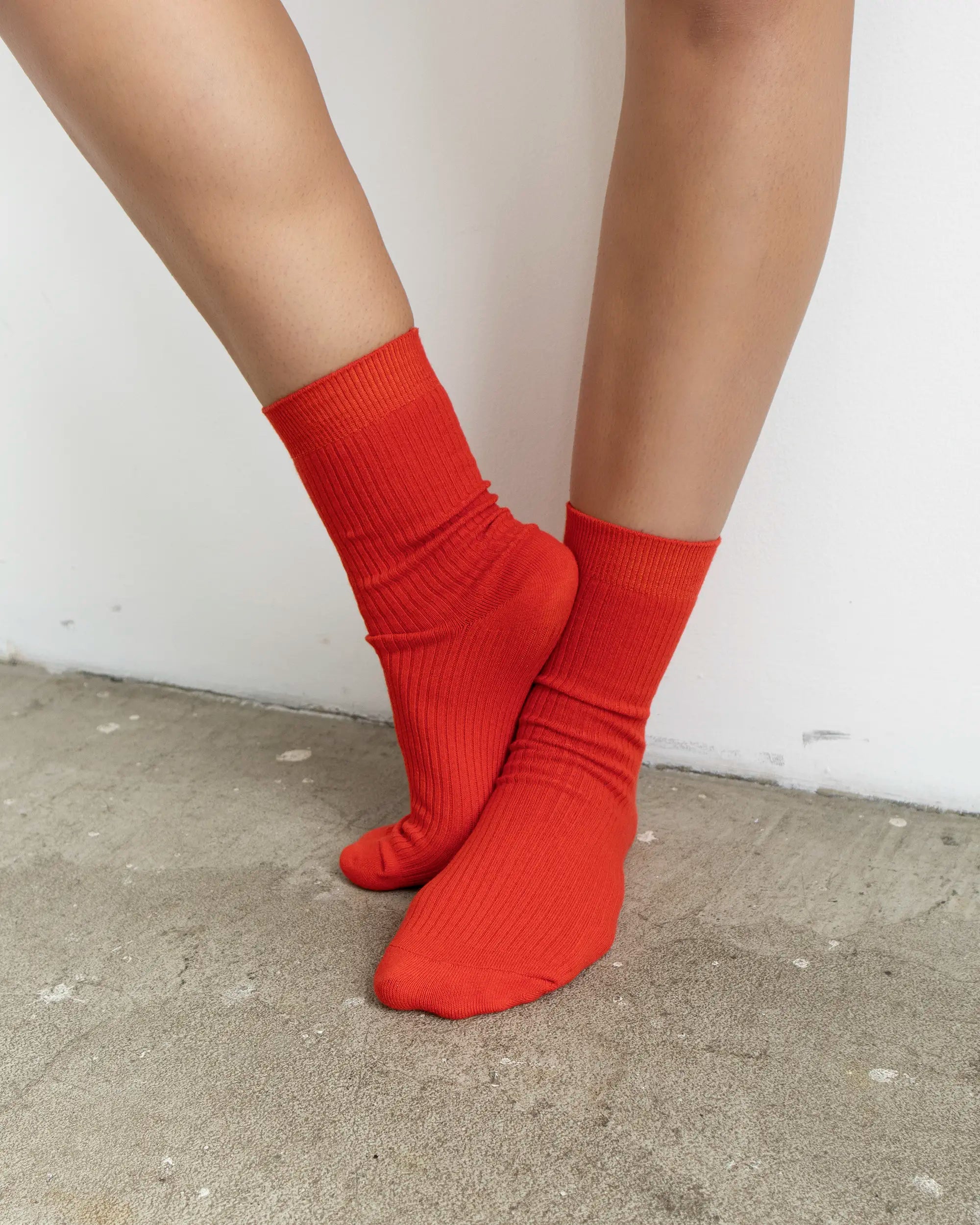 Roam Socks in Tomato