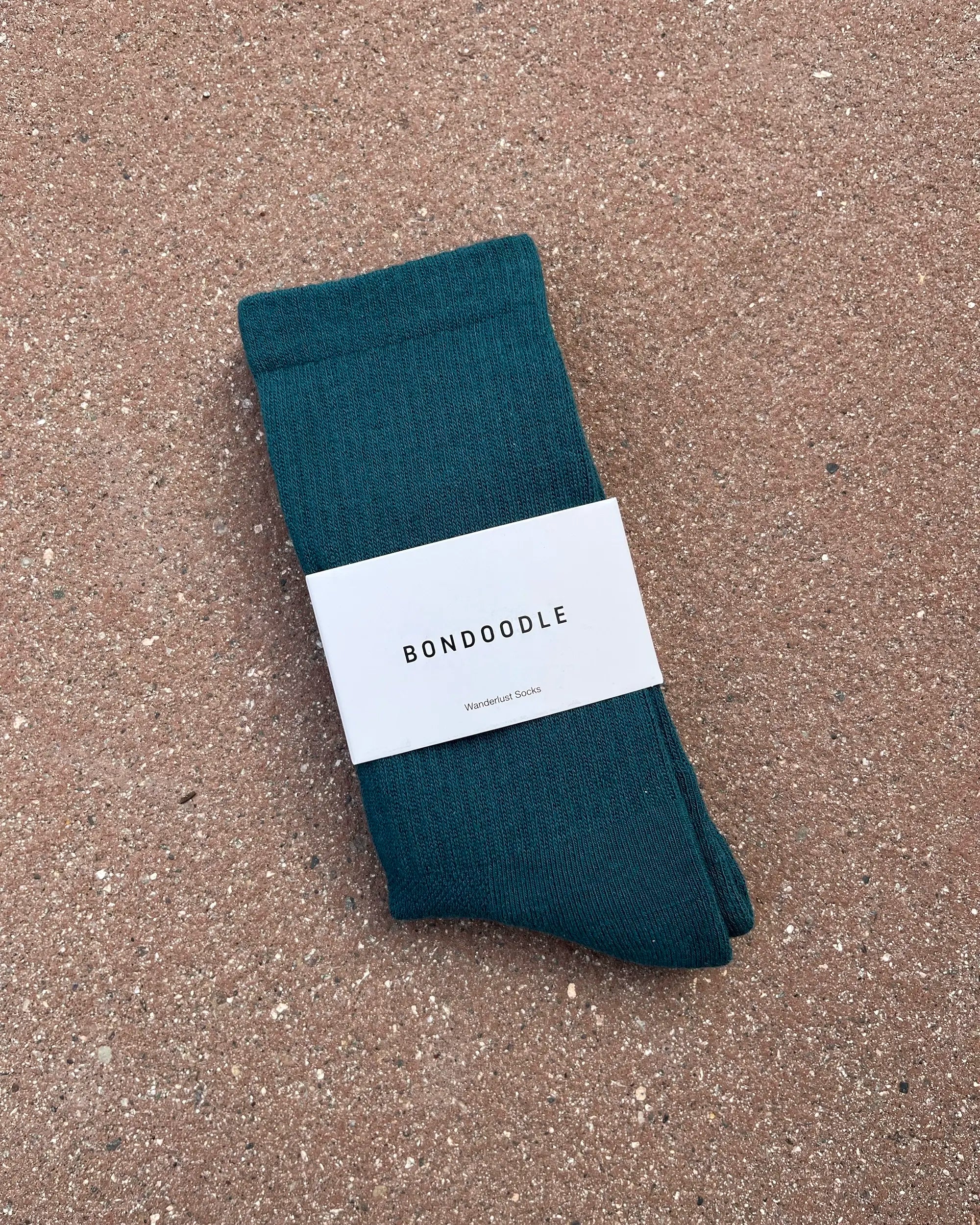 Wanderlust Socks in Night Swim