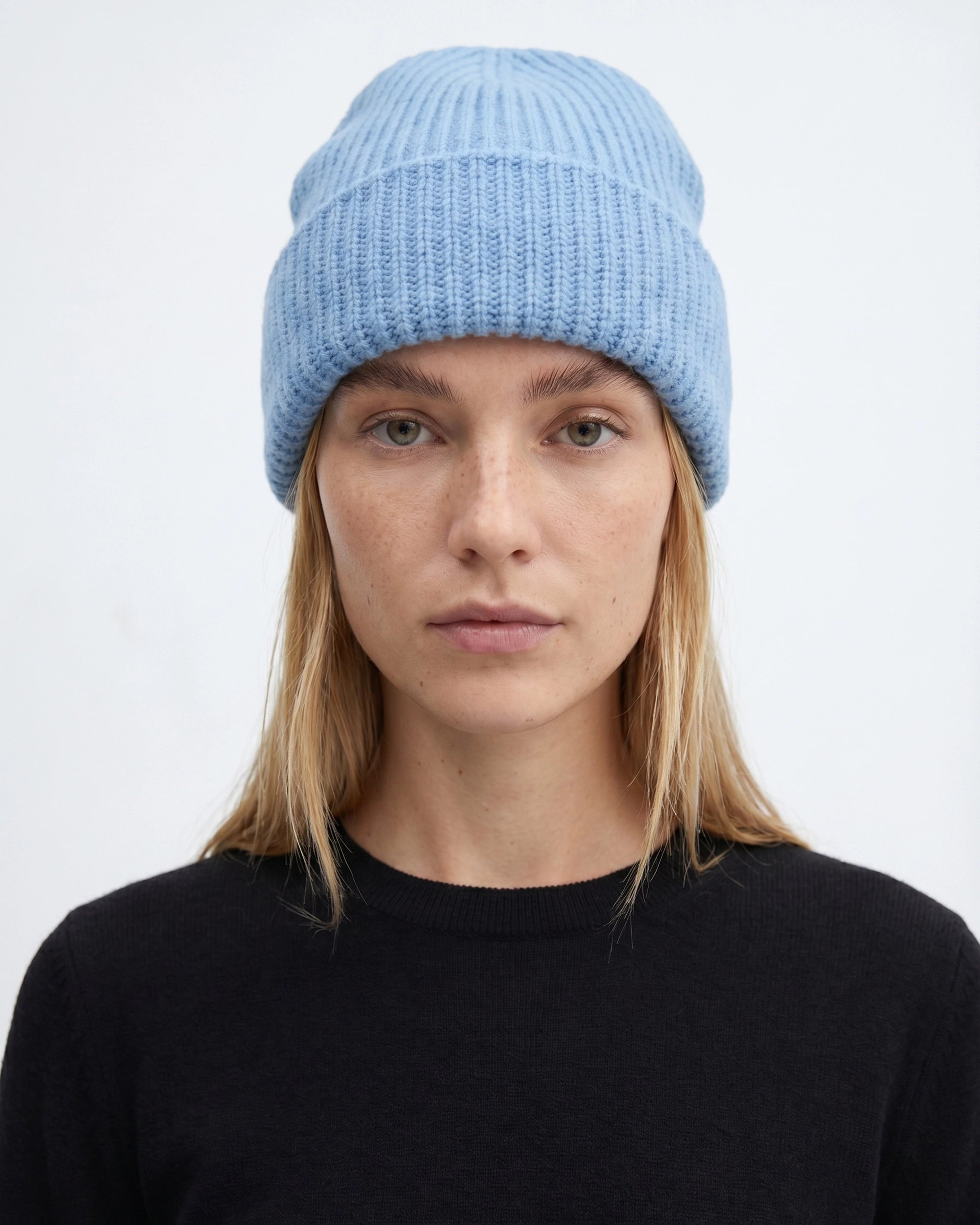 Bonnet Colfax en laine mérinos couleur crème