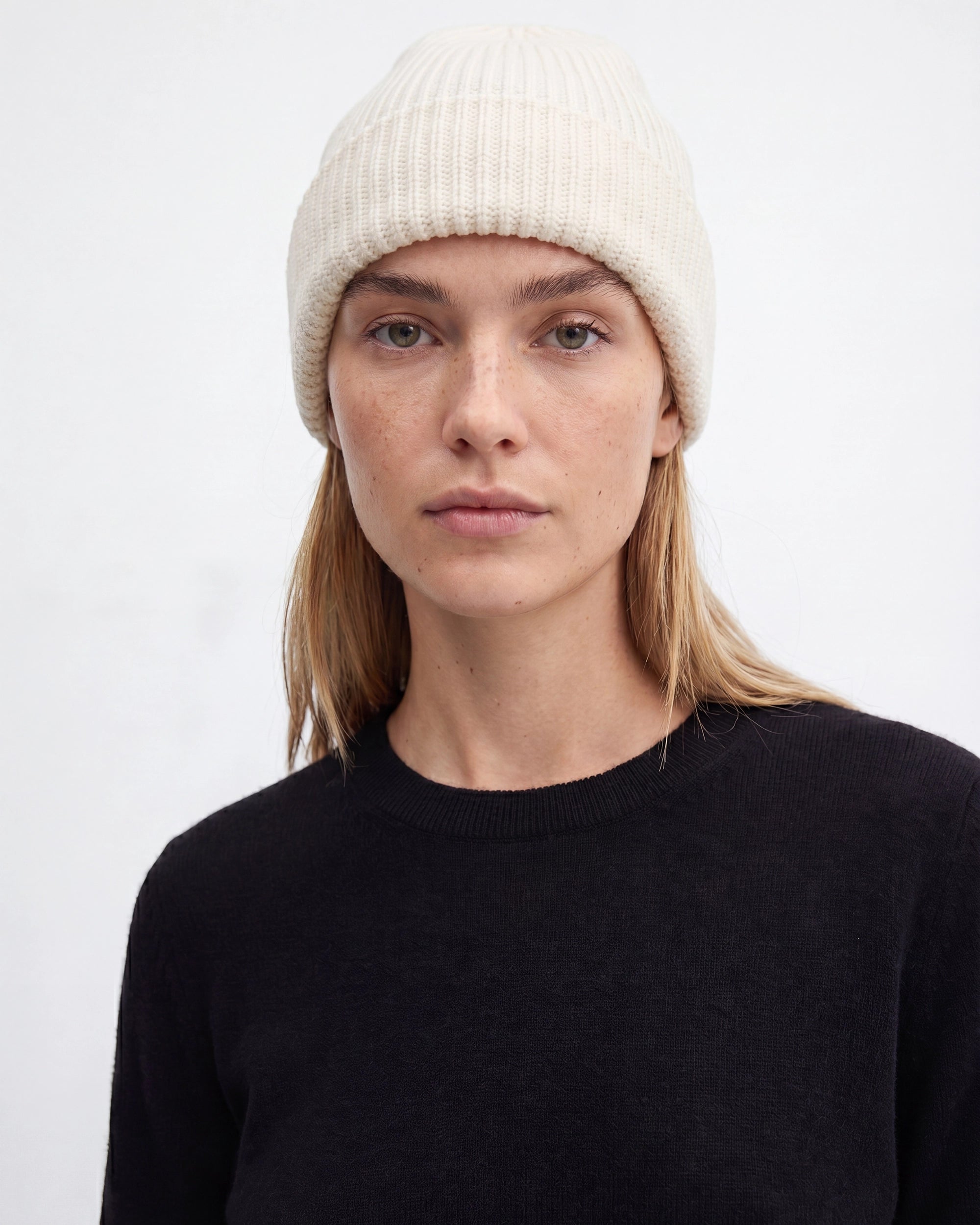 Colfax Merino Beanie in Salt
