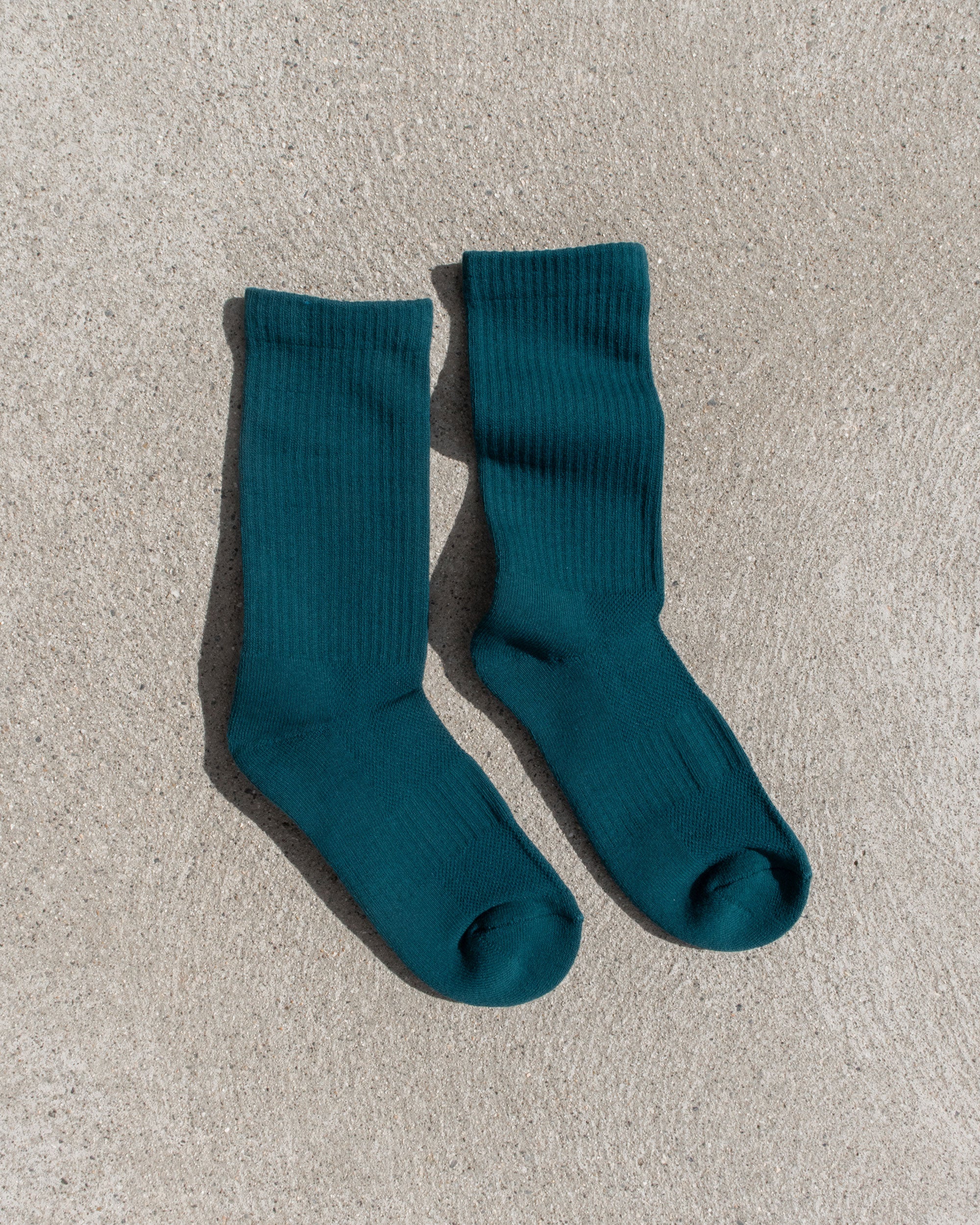 Wanderlust Socks in Night Swim