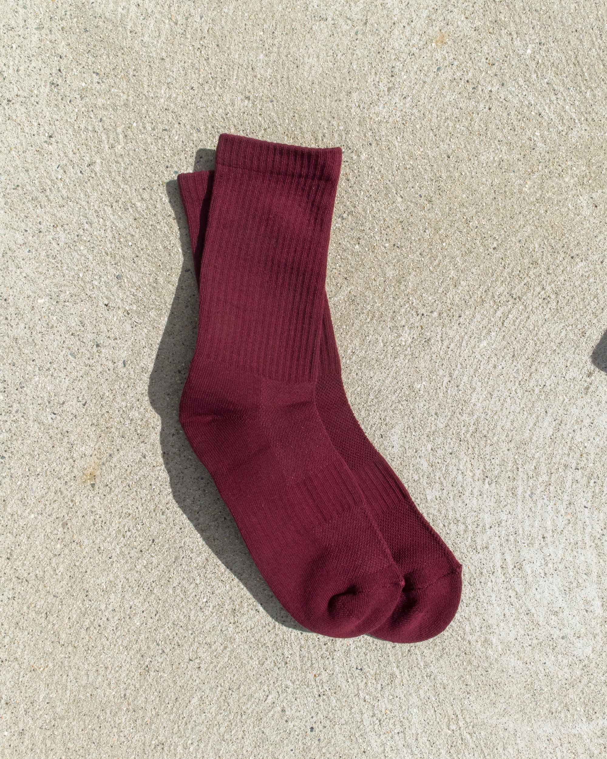 Wanderlust Socks in Port