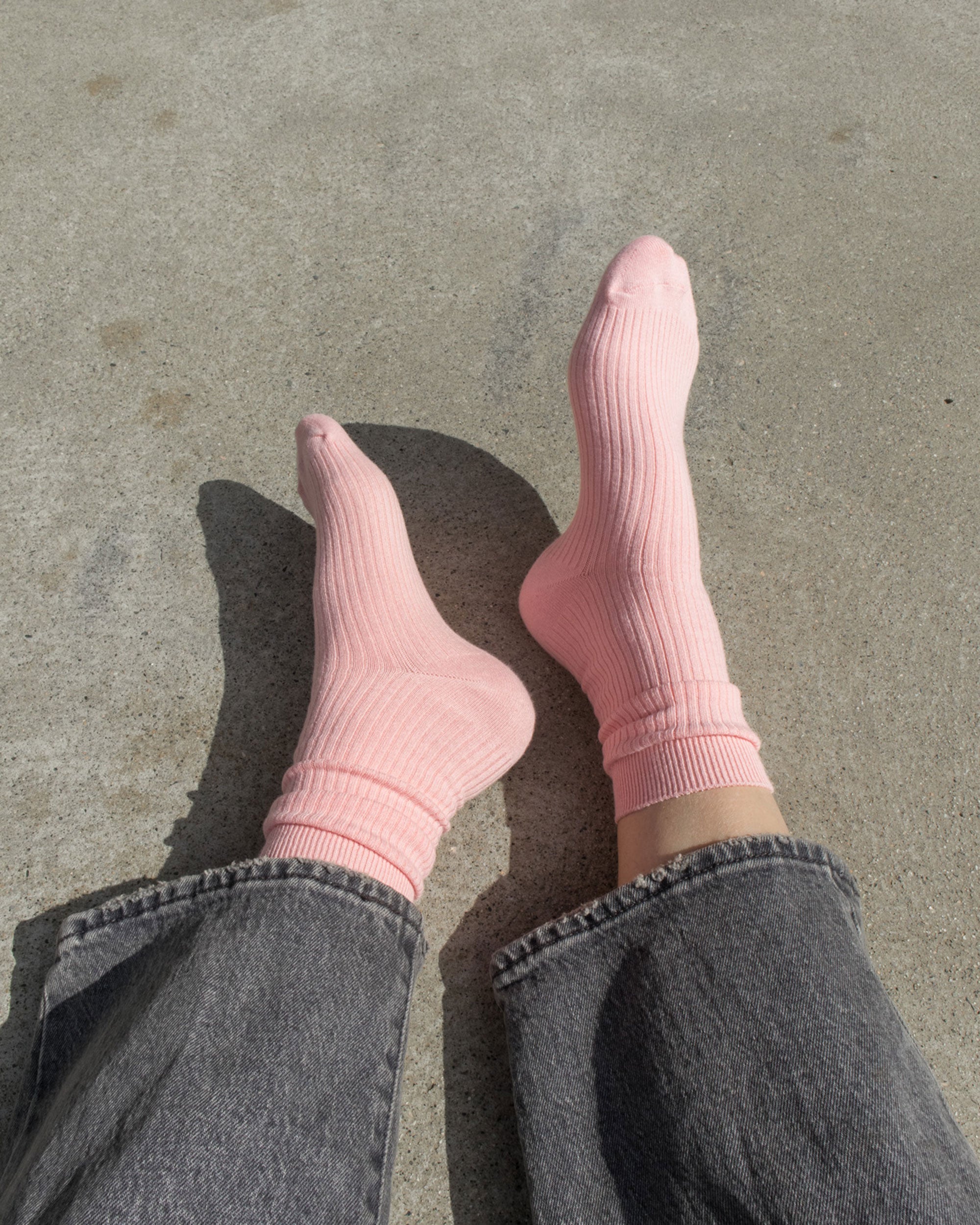 Roam Socks in Rosé