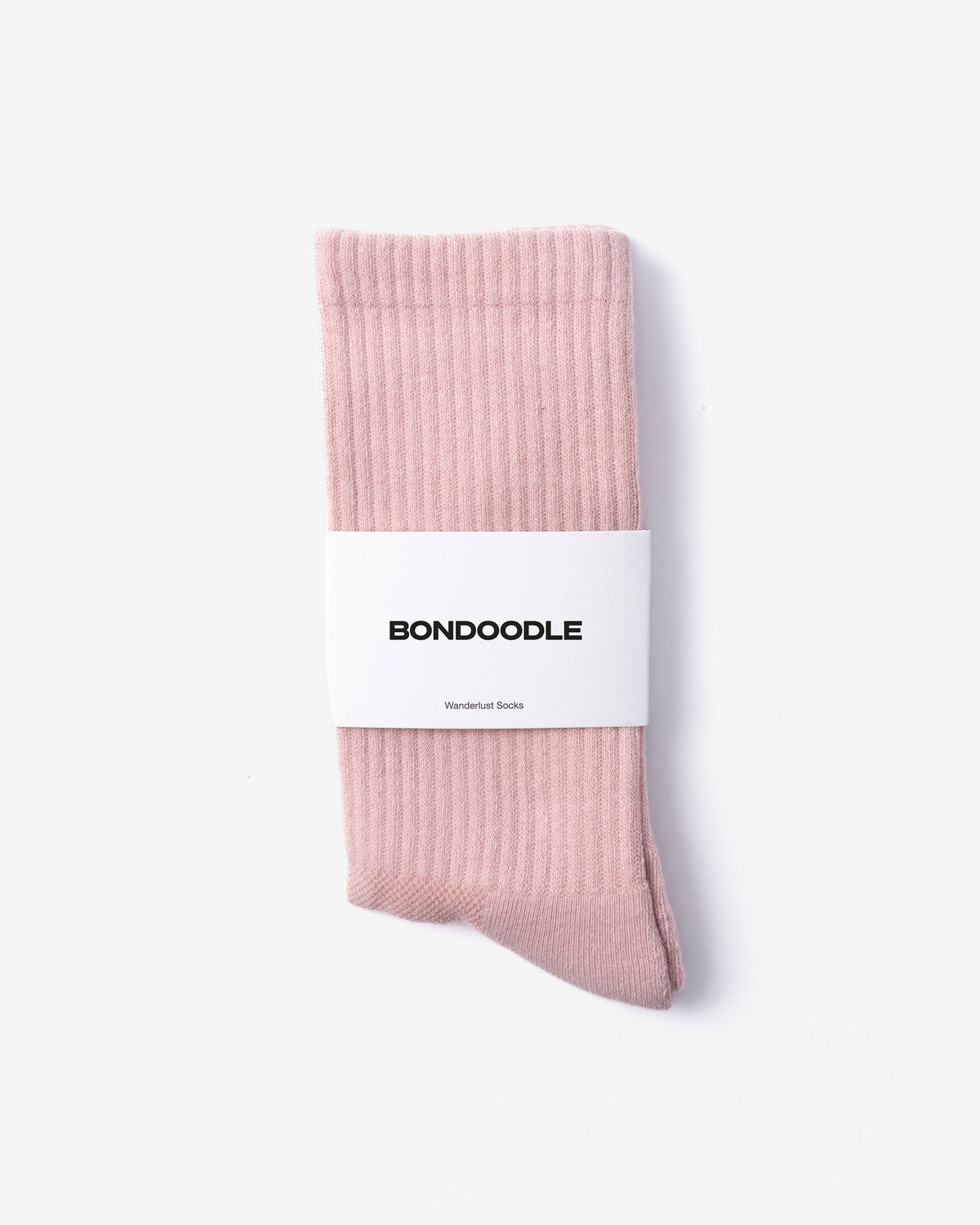 Wanderlust Socks in Pink Clay