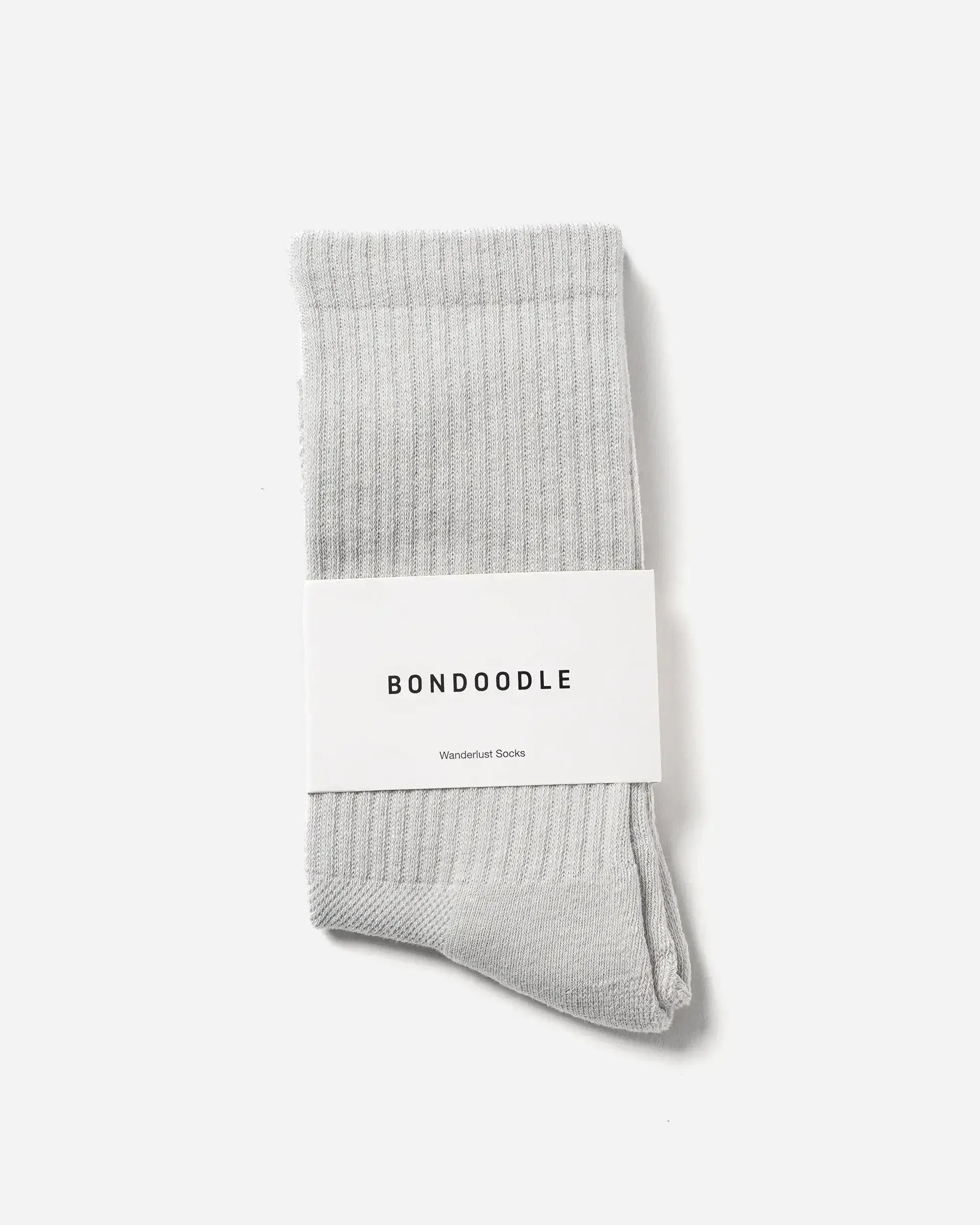 Wanderlust Socks in Cool Grey