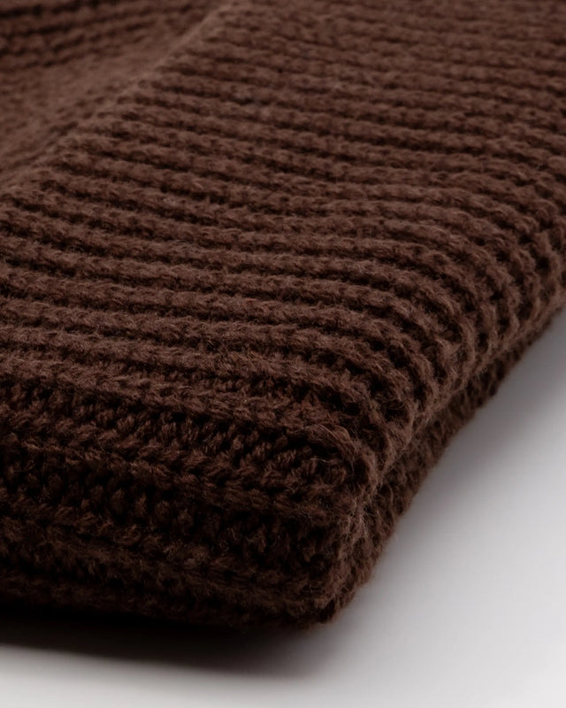 Colfax Merino Beanie in Chocolate