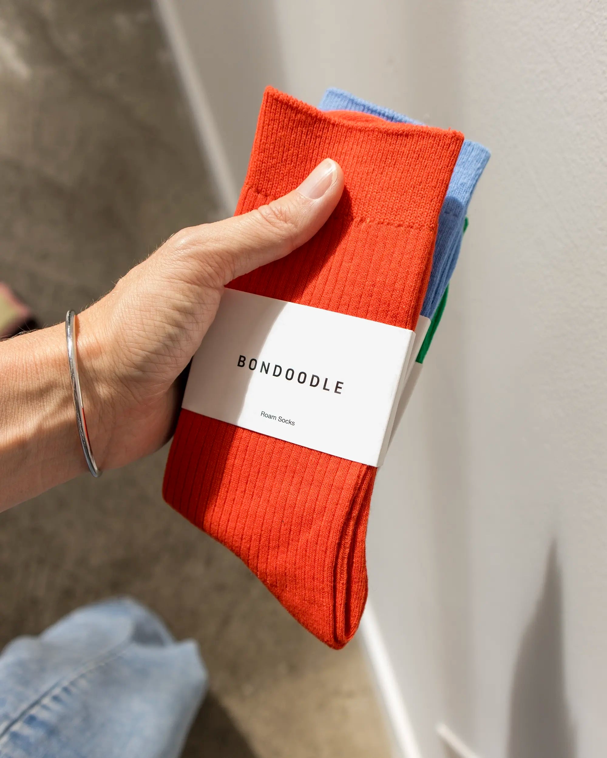 Roam Socks in Tomato