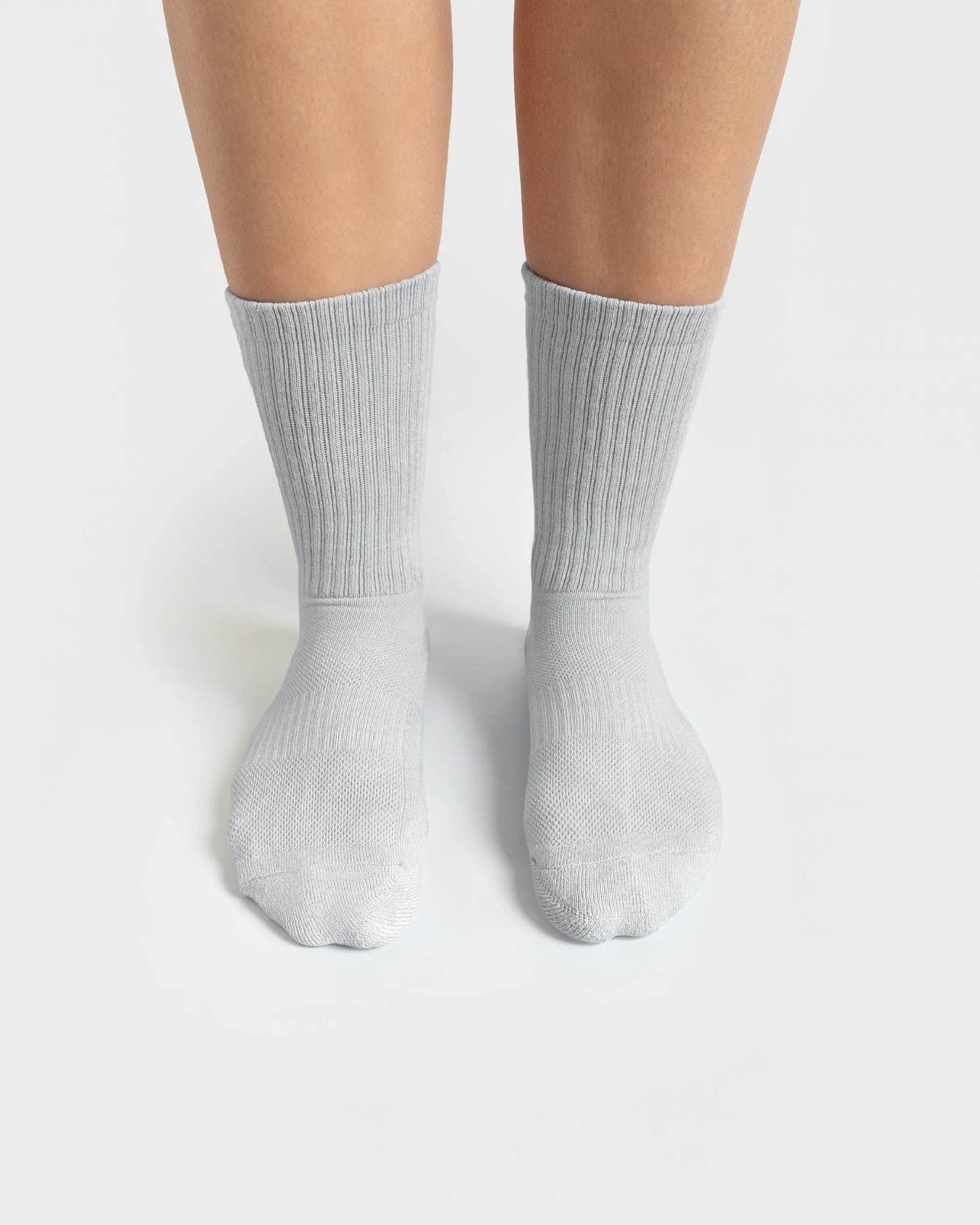 Wanderlust Socks in Cool Grey