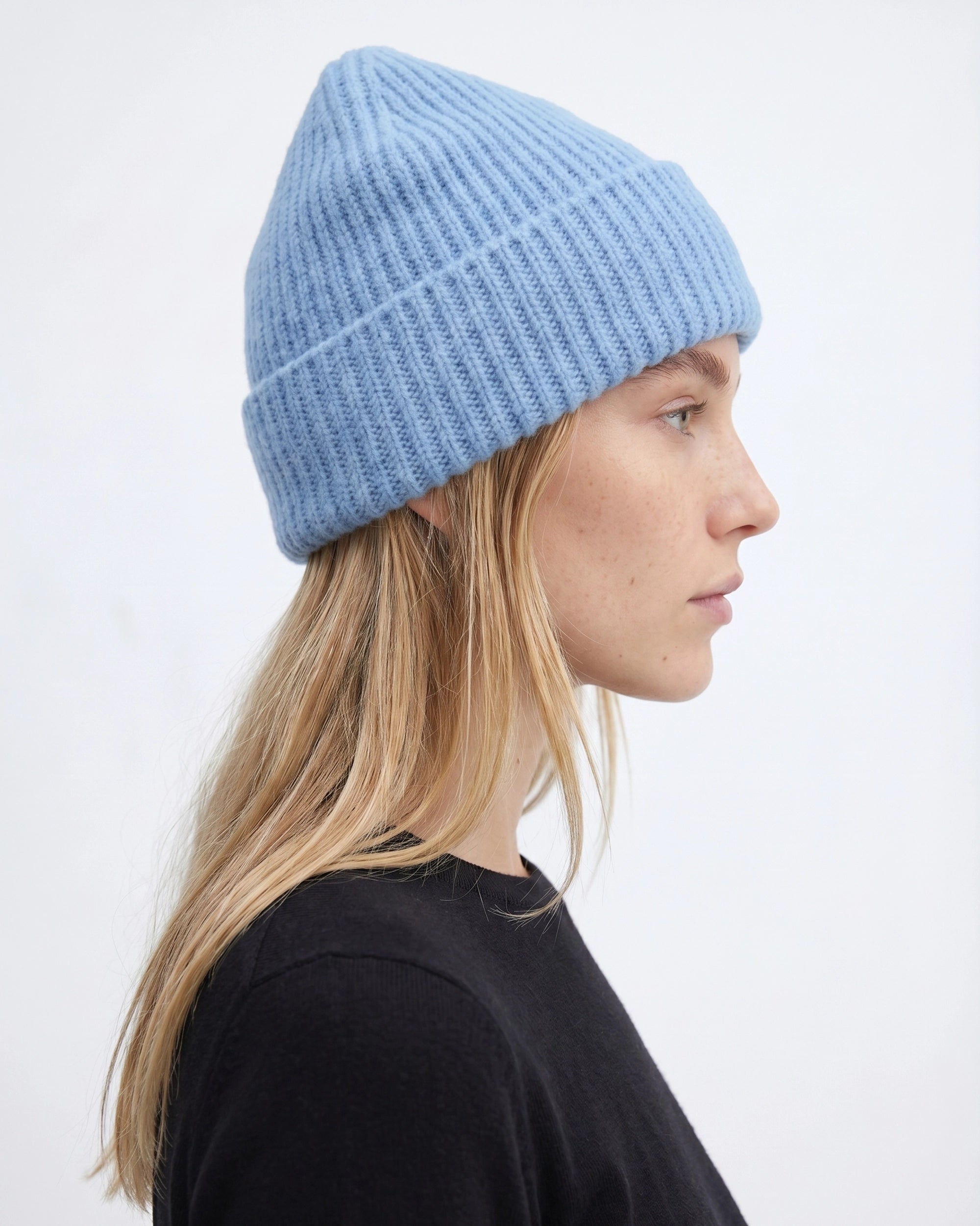 Bonnet Colfax en laine mérinos couleur crème