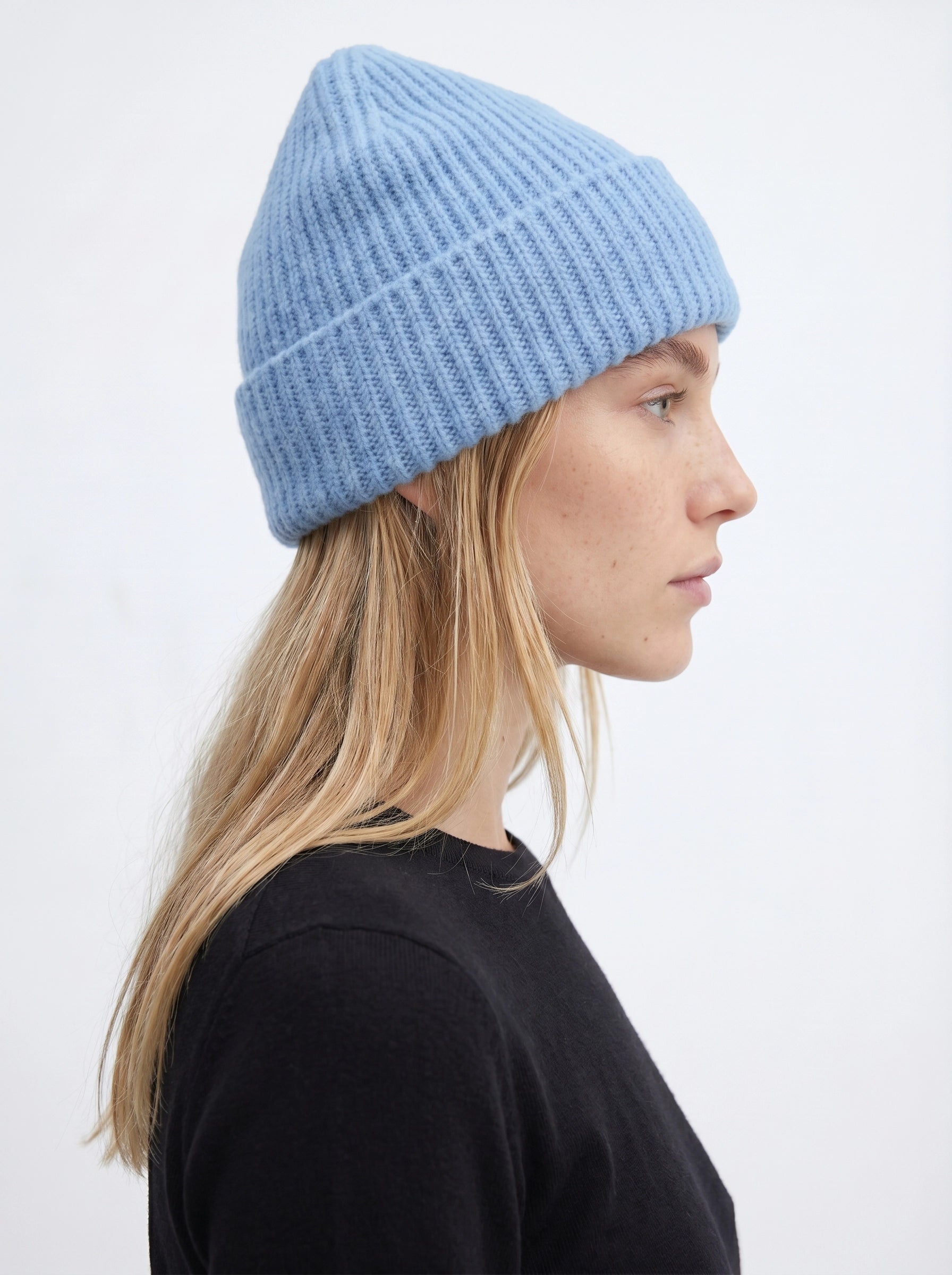 Colfax Merino Beanie in Morning Surf