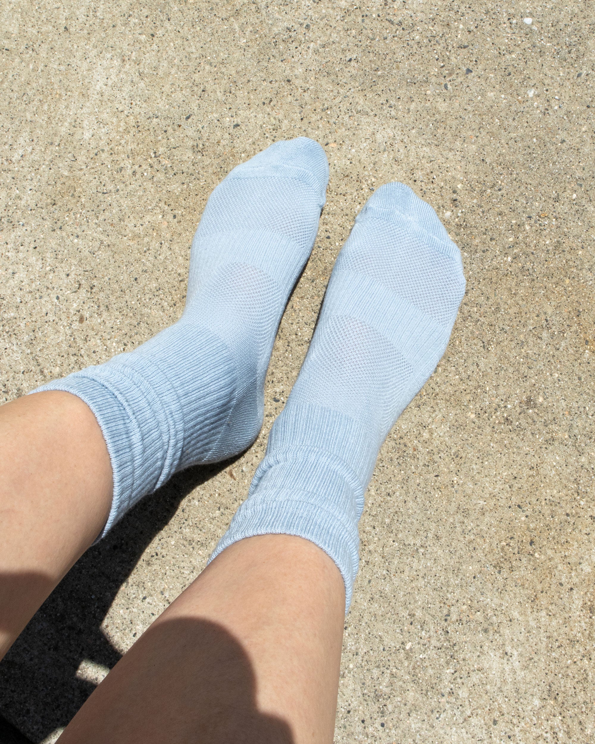 Chaussettes Wanderlust Crew en brume 