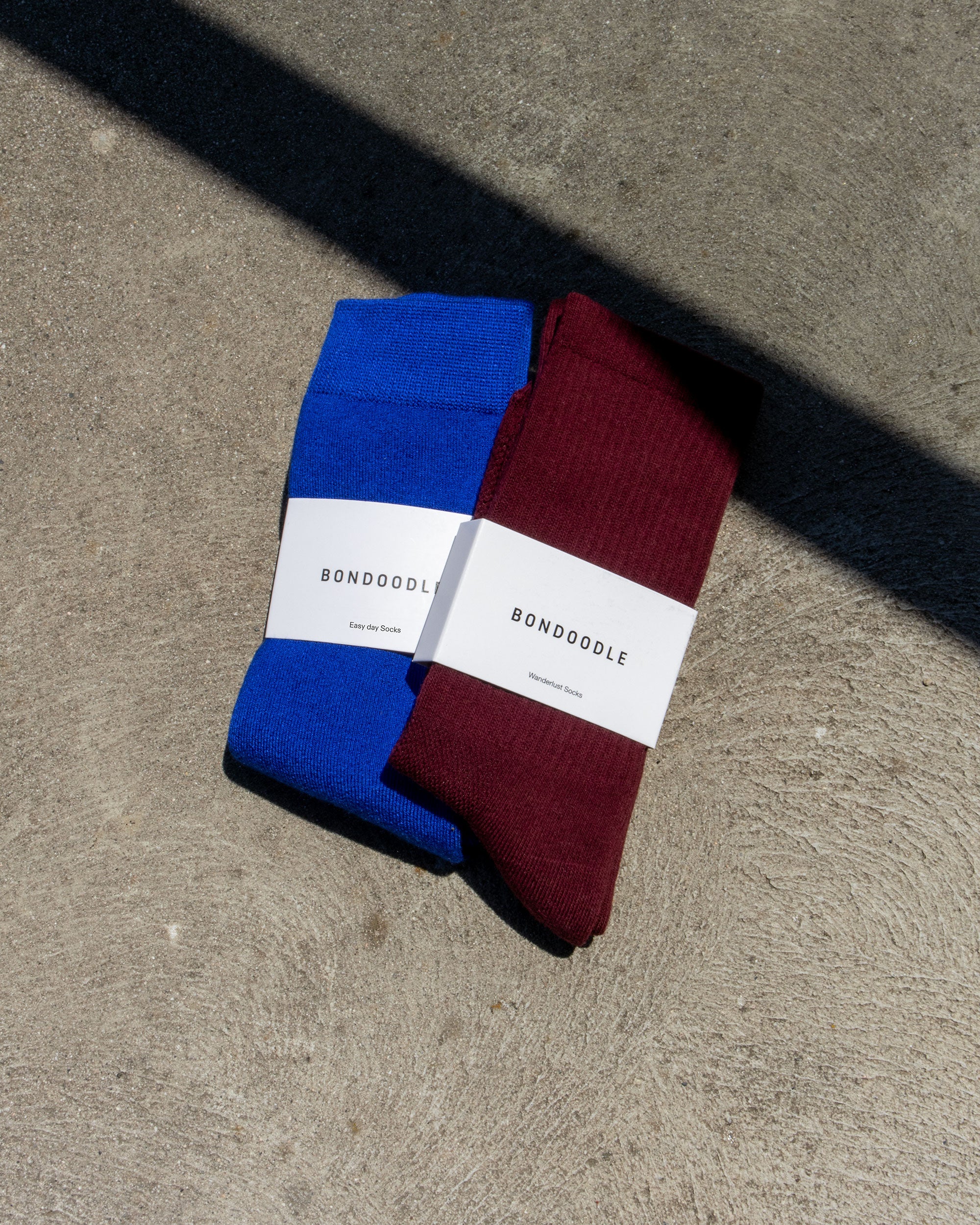 Wanderlust Socks in Port