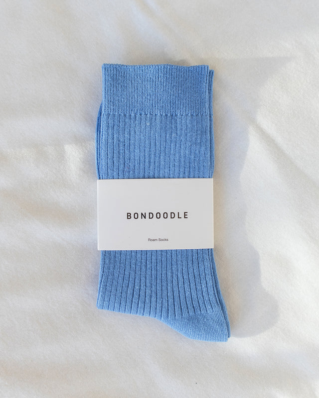 Premuim cotton Roam socks in blue