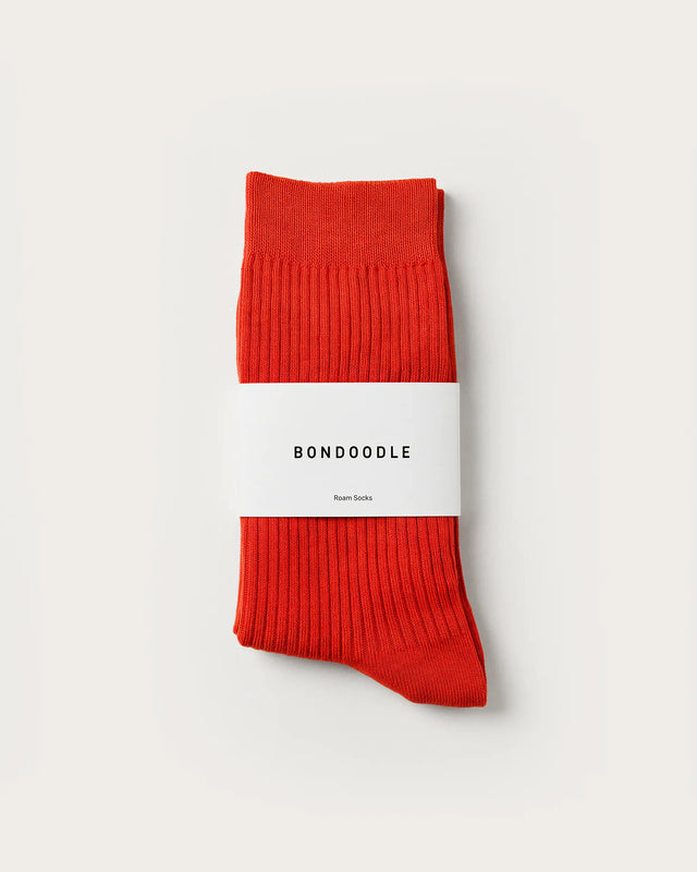 Roam Socks in Tomato