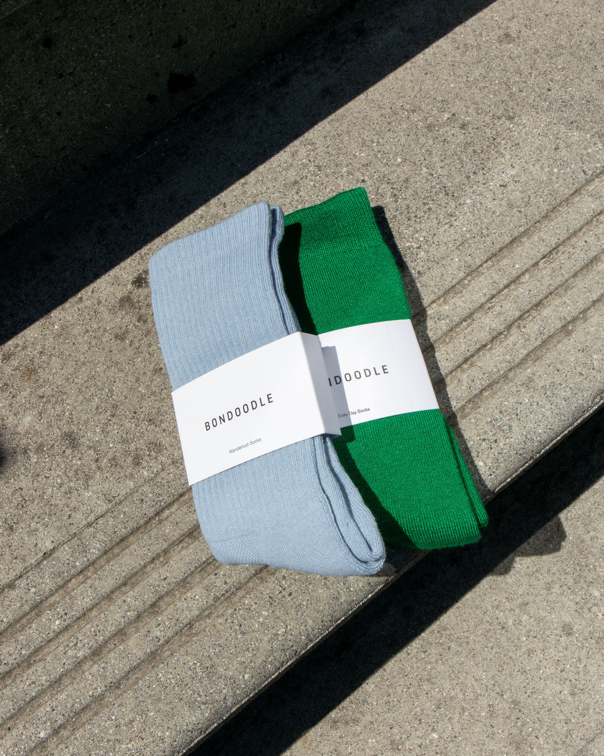 Wanderlust Socks in Mist