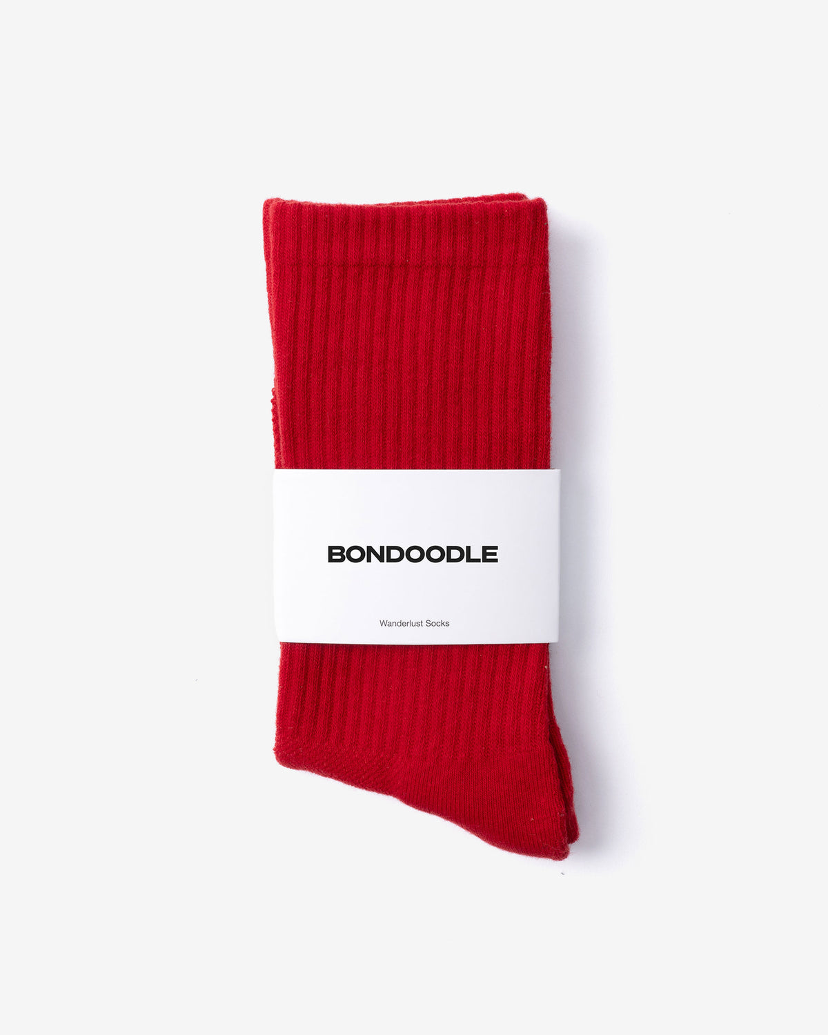 Wanderlust Socks in Cherrybomb