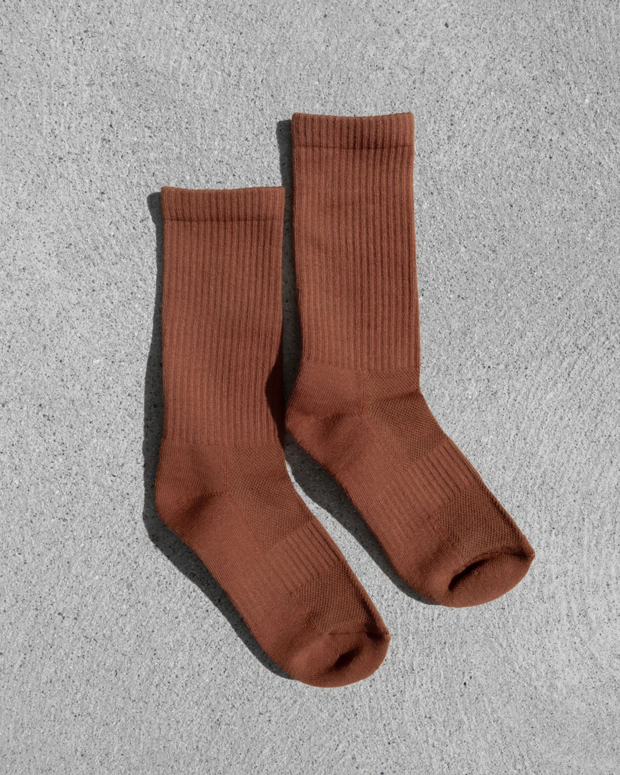 Wanderlust Socks in Latte