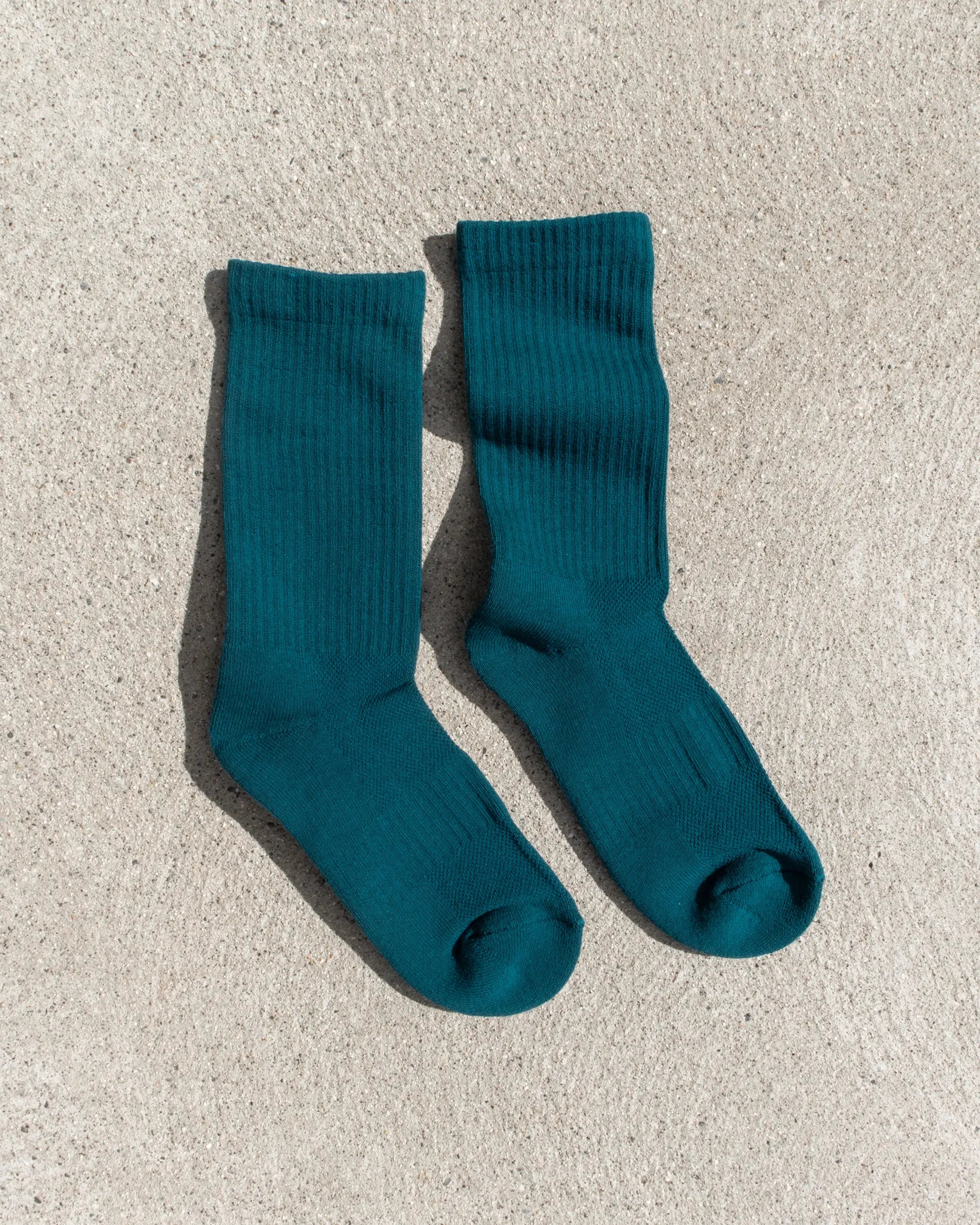 Wanderlust Socks in Night Swim