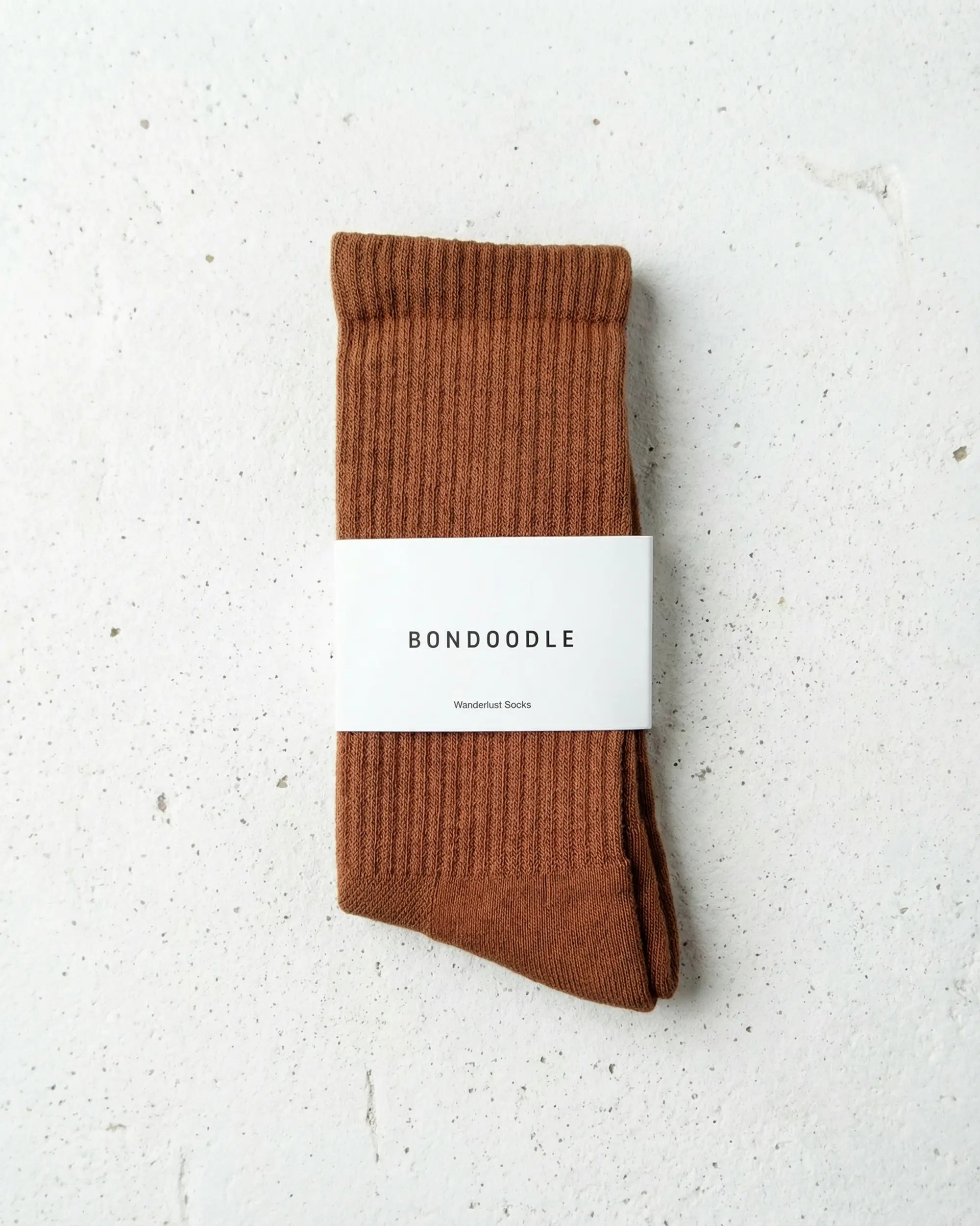 Wanderlust Socks in Latte